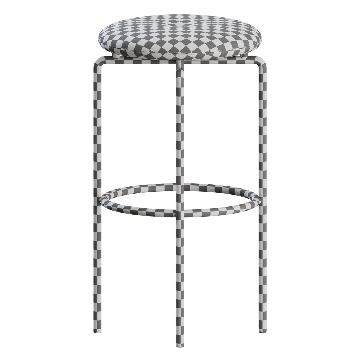 Circular Bar Stool by Bassam Fellows 3D Model