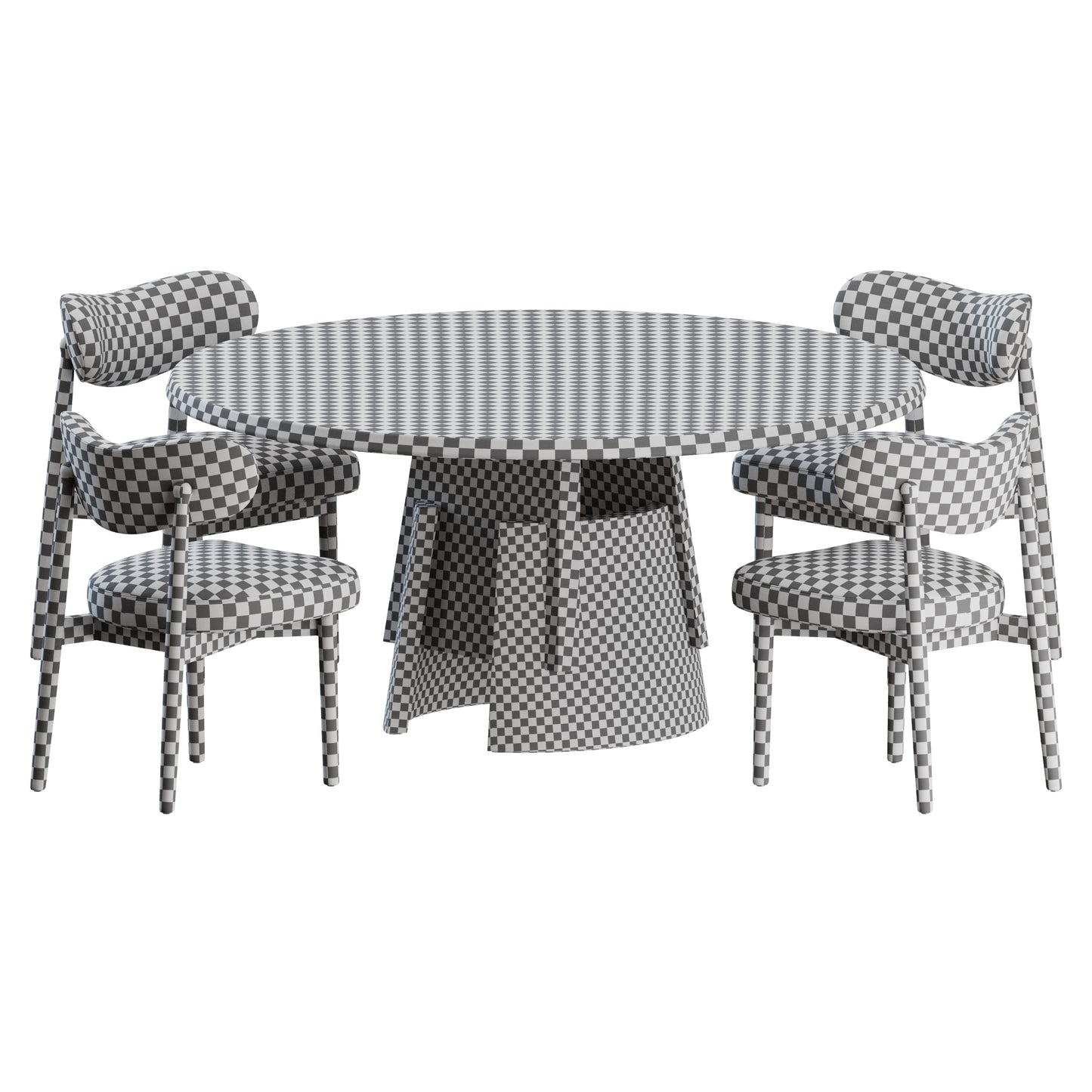 Dining Set by Man of Parts 3D Model