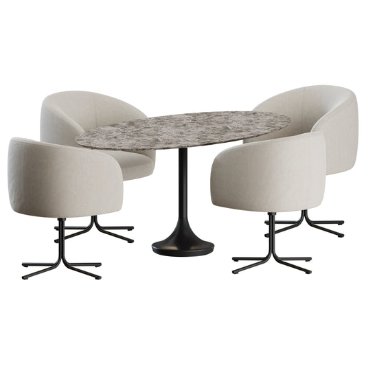 Dining Set by Olivo 3D Model