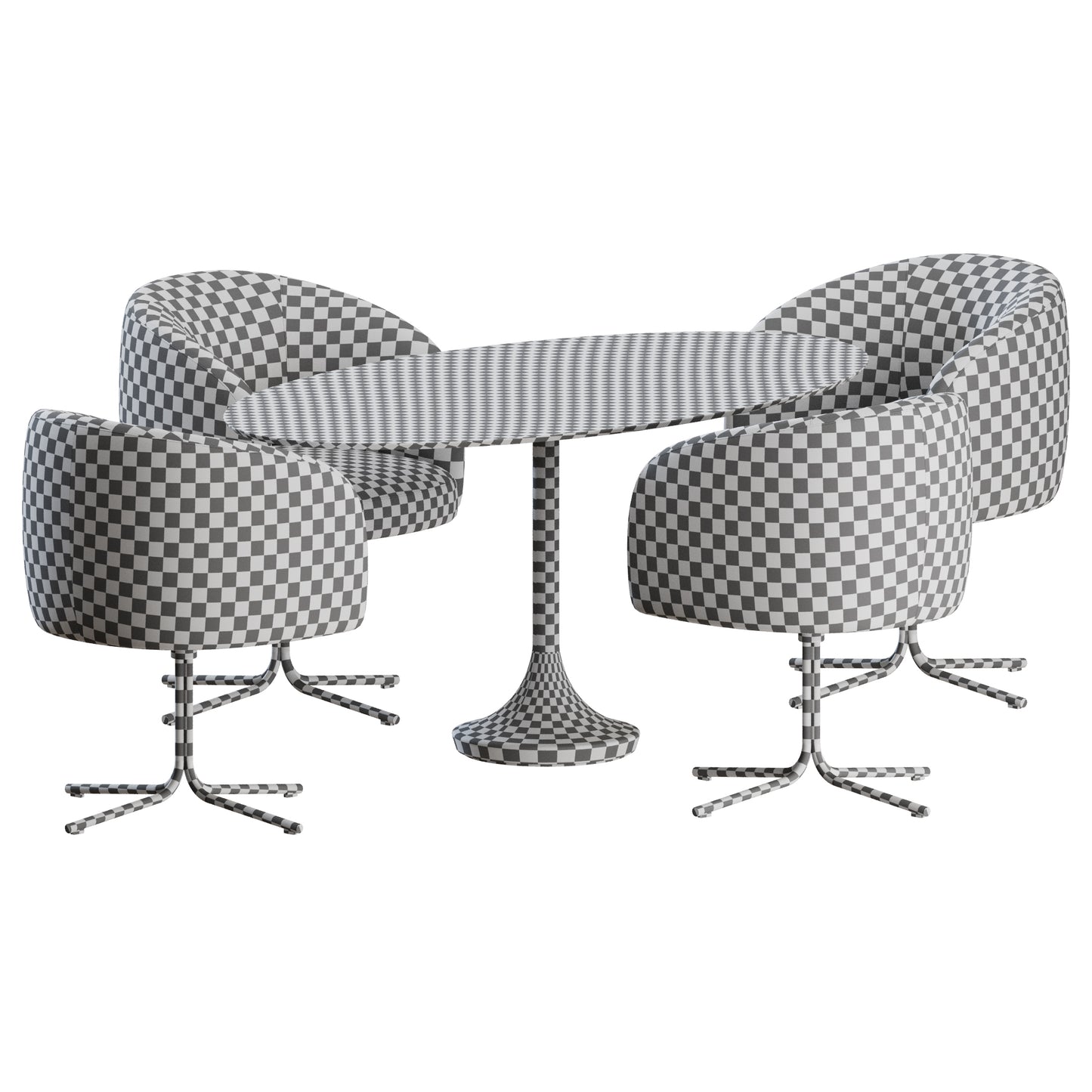 Dining Set by Olivo 3D Model