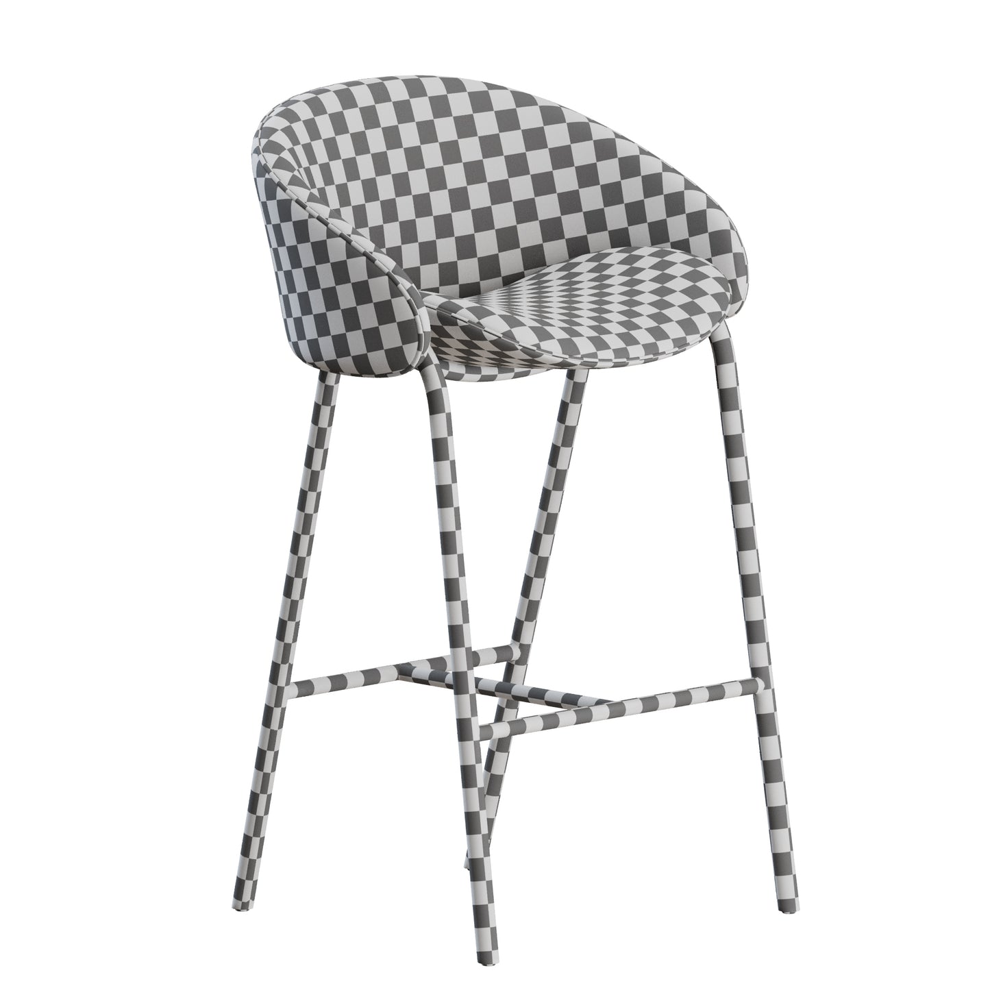 Folium Counter Stool by Wendelbo 3D Model
