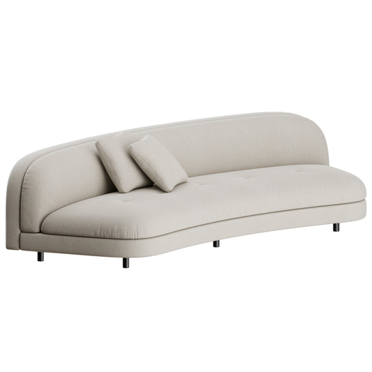 Gala Curved Sofa by Living Divani 3D Model