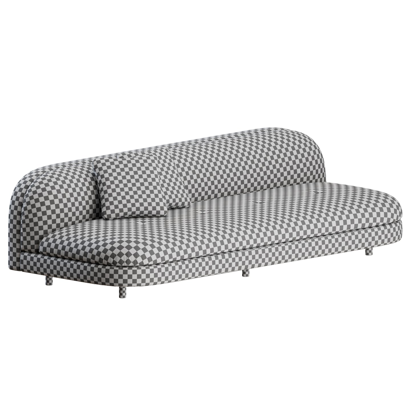 Gala Straight Sofa by Living Divani 3D Model