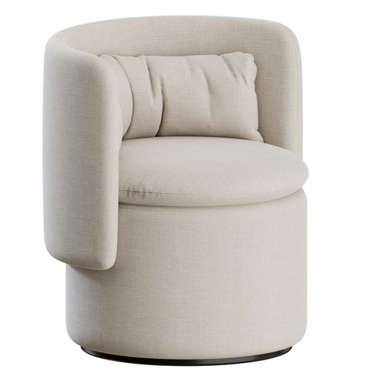 Group Cocktail Armchair by SCP 3D Model