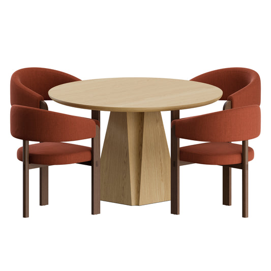 Hinterland Chair Prism Table by Daniel Boddam 3D Model