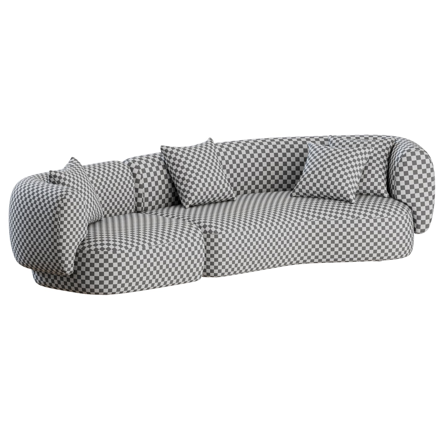 Hug Angular Sofa by Collector Group 3D Model