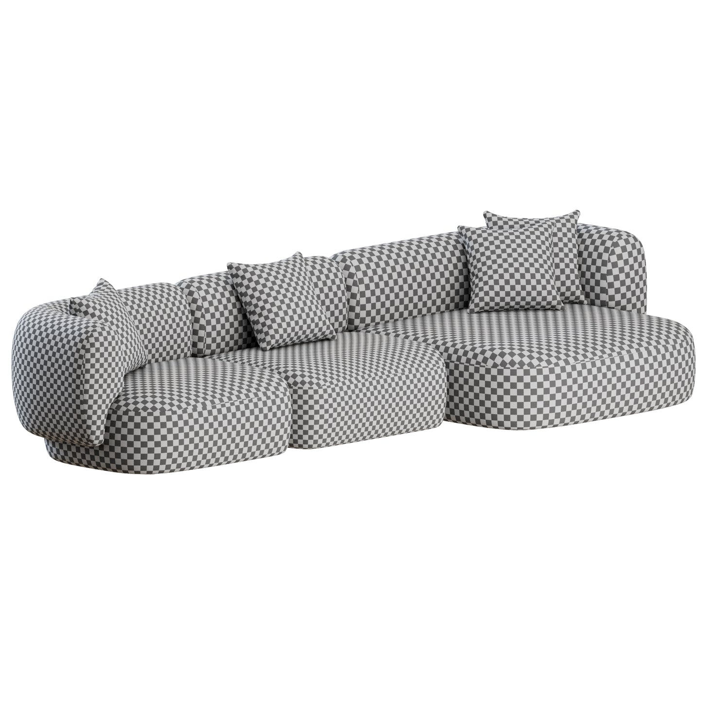 Hug L Shape Sofa by Collector Group 3D Model