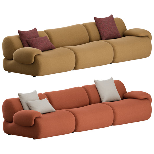 Lemmy Sofa Straight by Jarden 3D Model