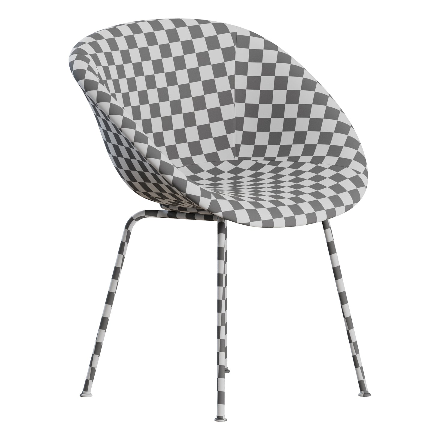 Mat Armchair Metal By Normann Copenhagen 3D Model