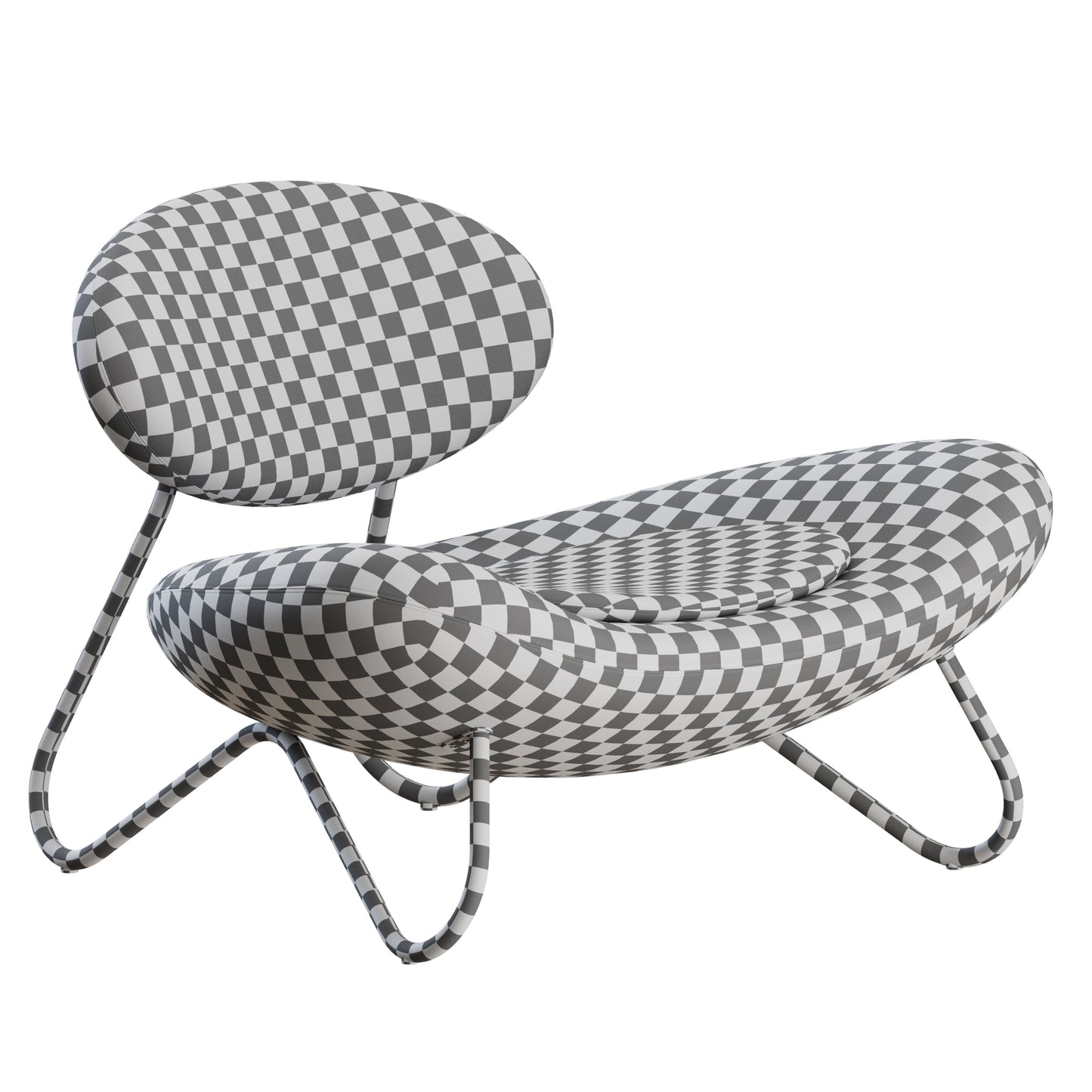 Meadow Lounge Chair by Woud 3D Model