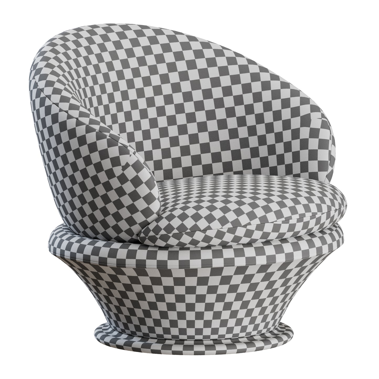 Mid-century Armchair by Bernard Brunier 3D Model