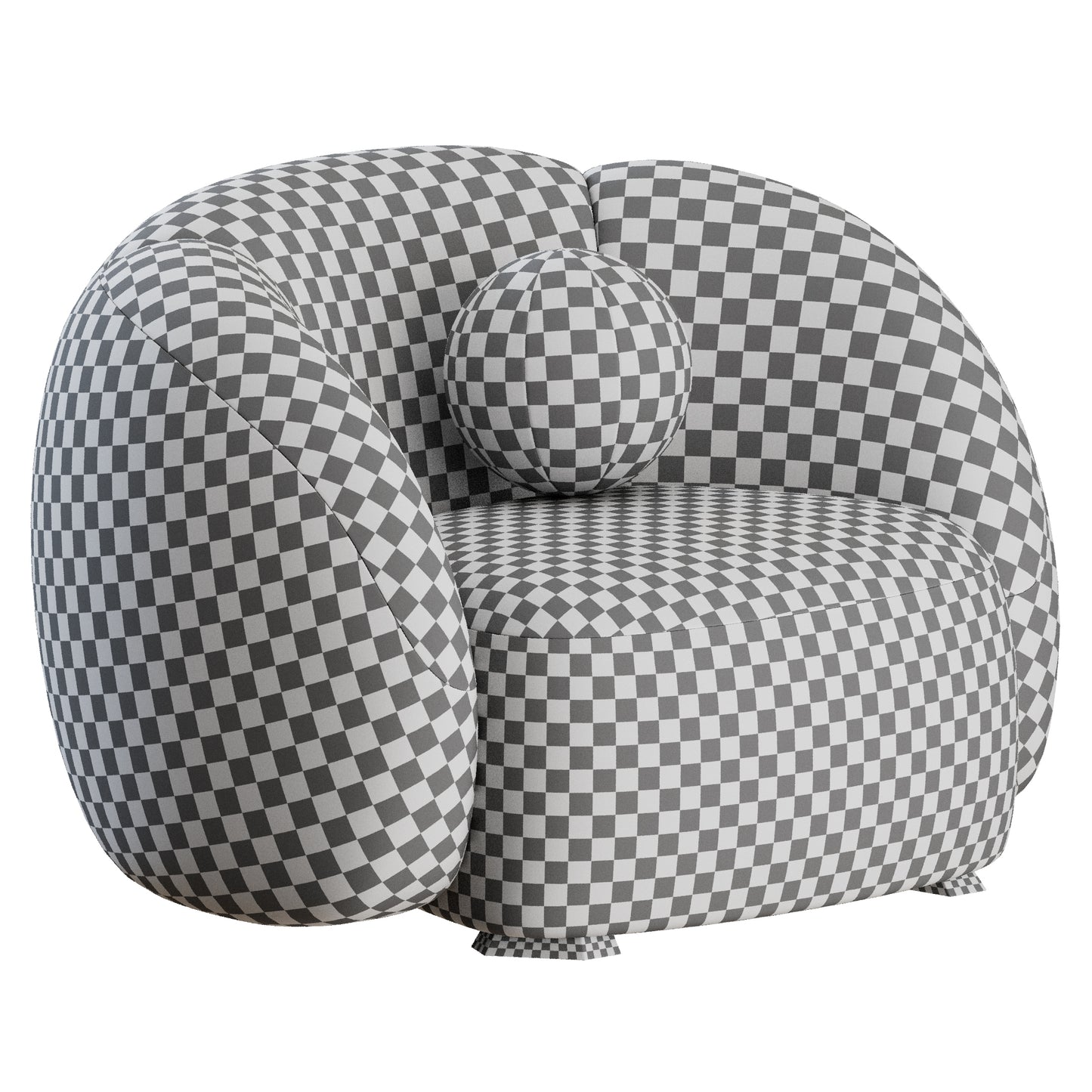 Monte Armchair by The Invisible Collection 3D Model