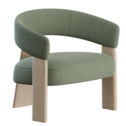 Oru Armchair By Andreu World 3D Model