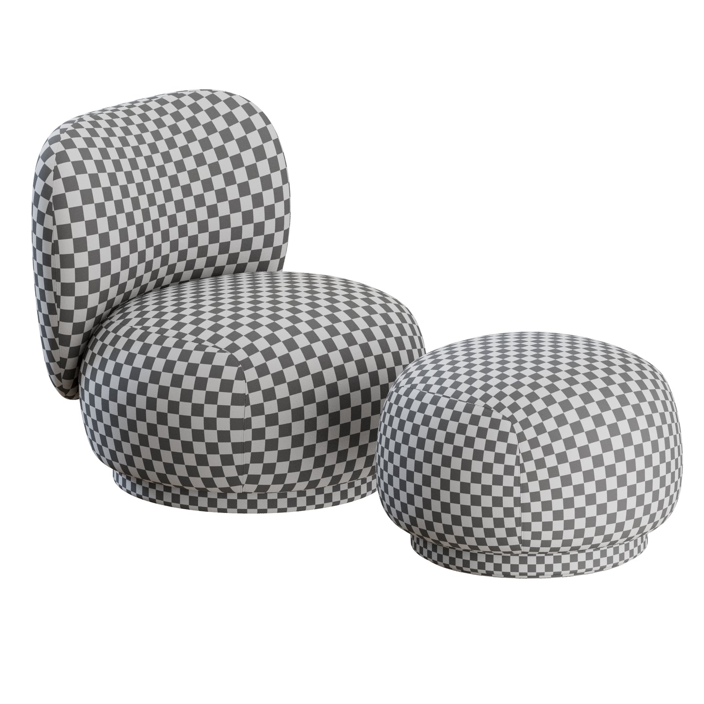 Rico Piccolo Lounge Chair by Ferm Living 3D Model