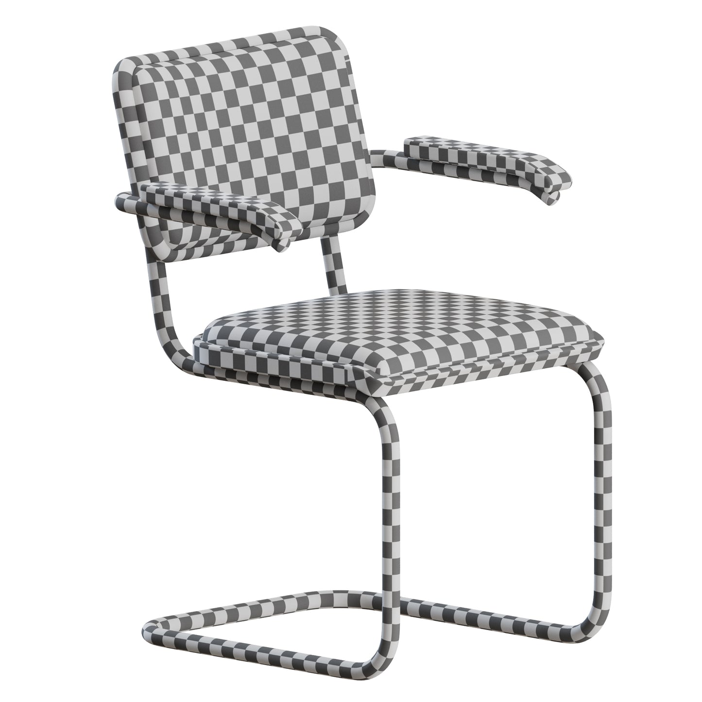 S 64 P Serious Chair by Thonet 3D Model