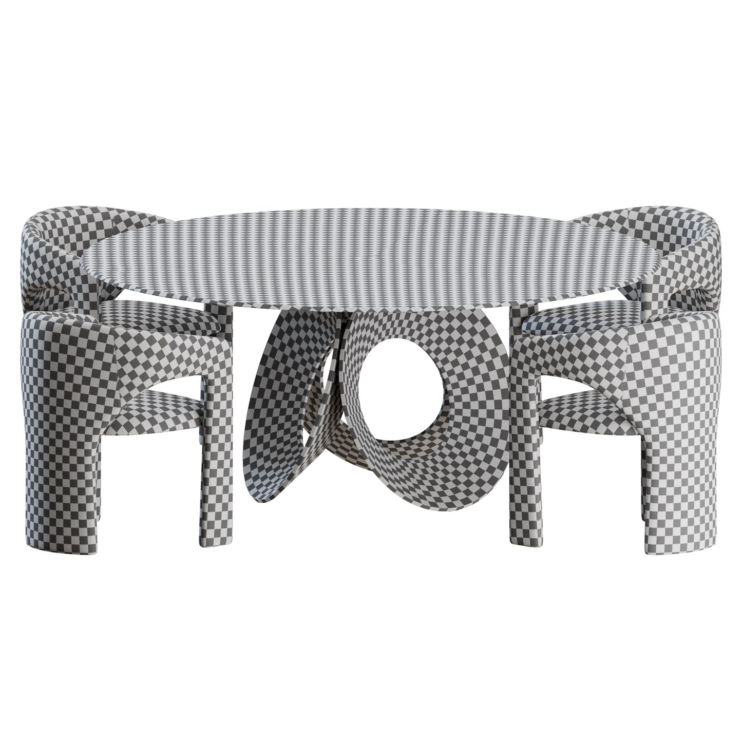 Sienna Oracle Dining Set by Arketipe 3D Model