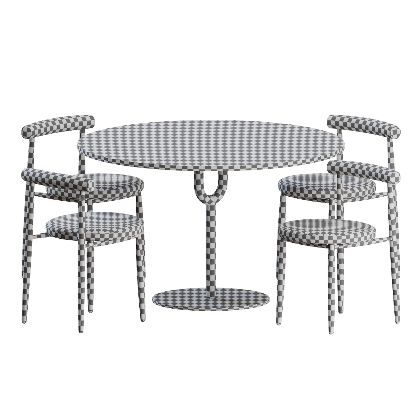 Swage Dining Set by Design By Them 3D Model