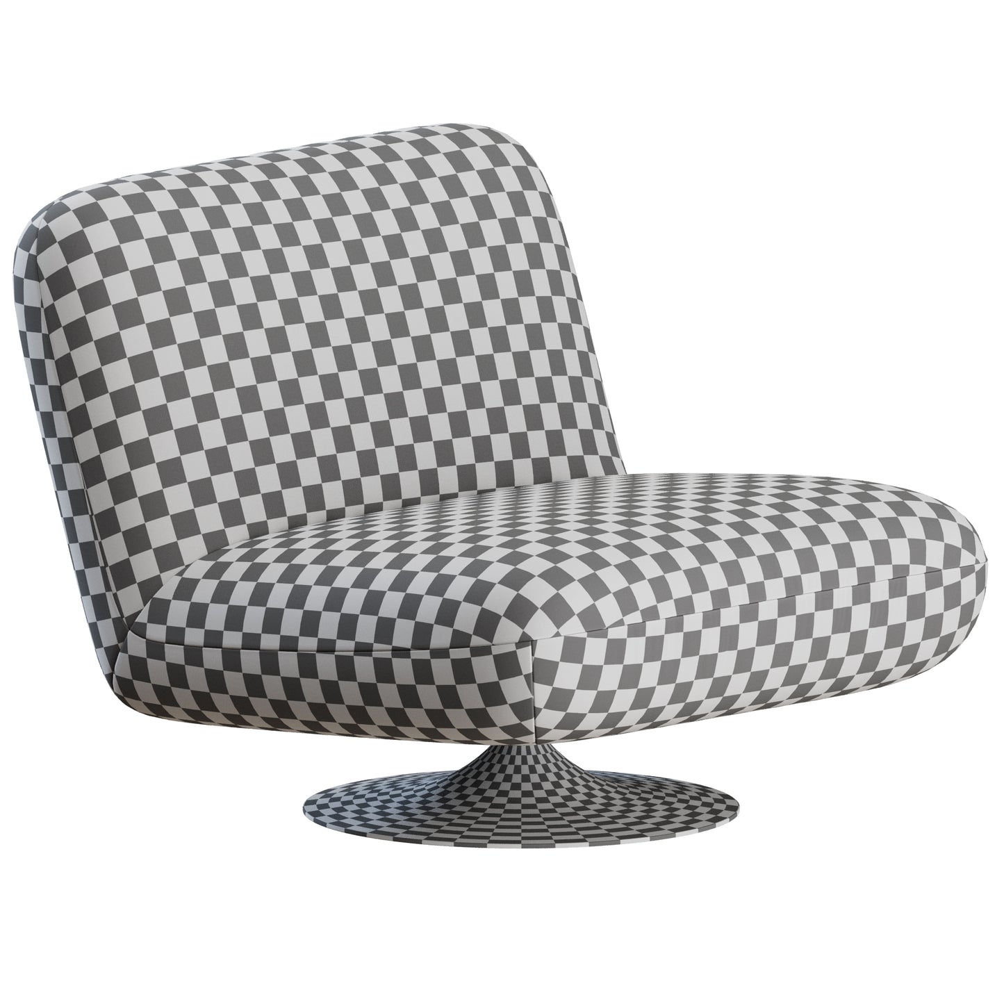 Swivel Accent Chair by Zara Home 3D Model