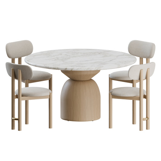 Tiramisu Dining Set by Trit House 3D Model