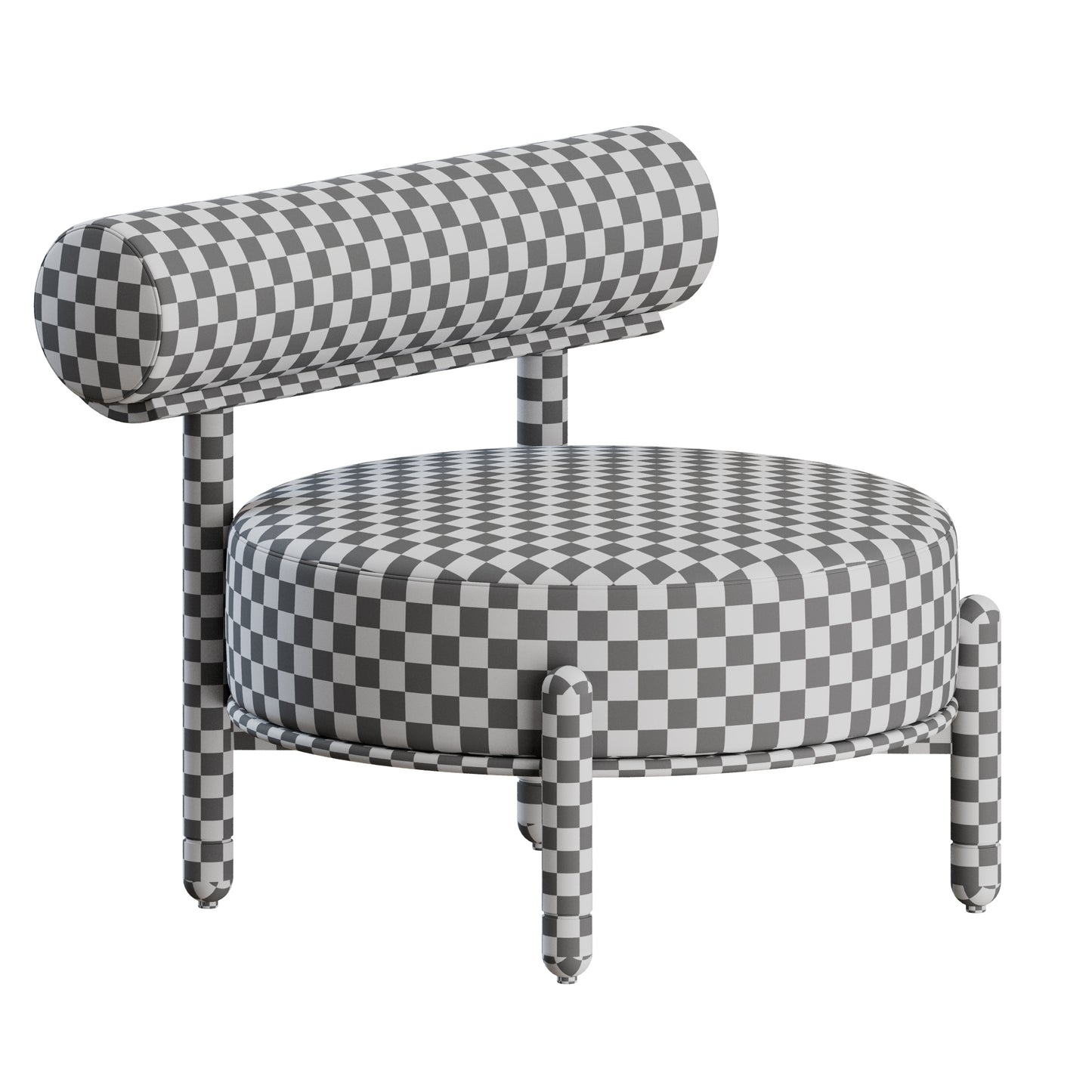 Torii Slipper Chair by Philippe Hurel 3D Model