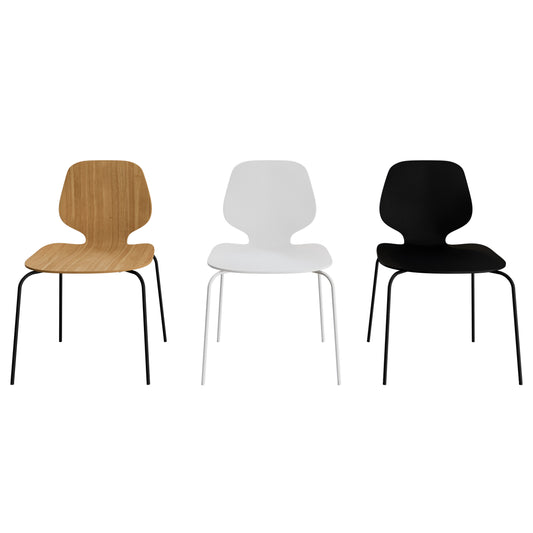 My Chair Black Steel & Oak + Black By Normann Copenhagen 3D Model