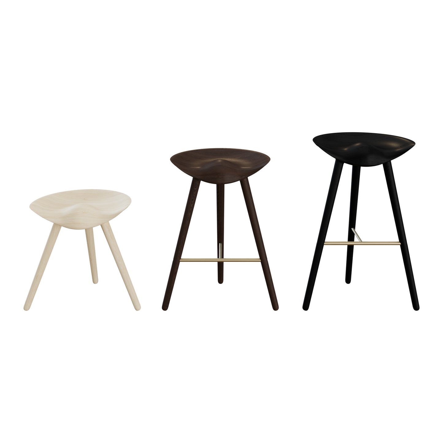 ML42 Stool - Bar Stool - Counter Stool By Lassen 3D Model
