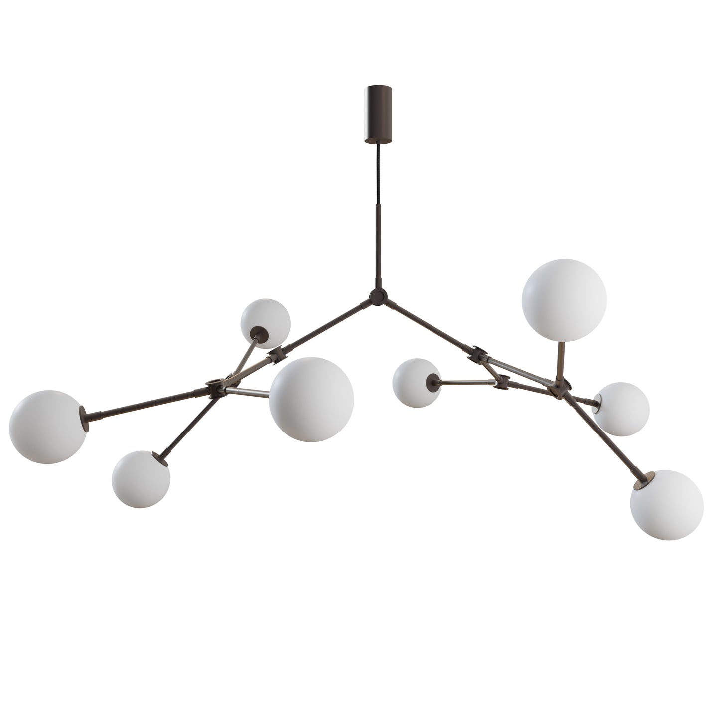 Drop Chandelier Bulp - Grey By 101 Copenhagen 3D Model