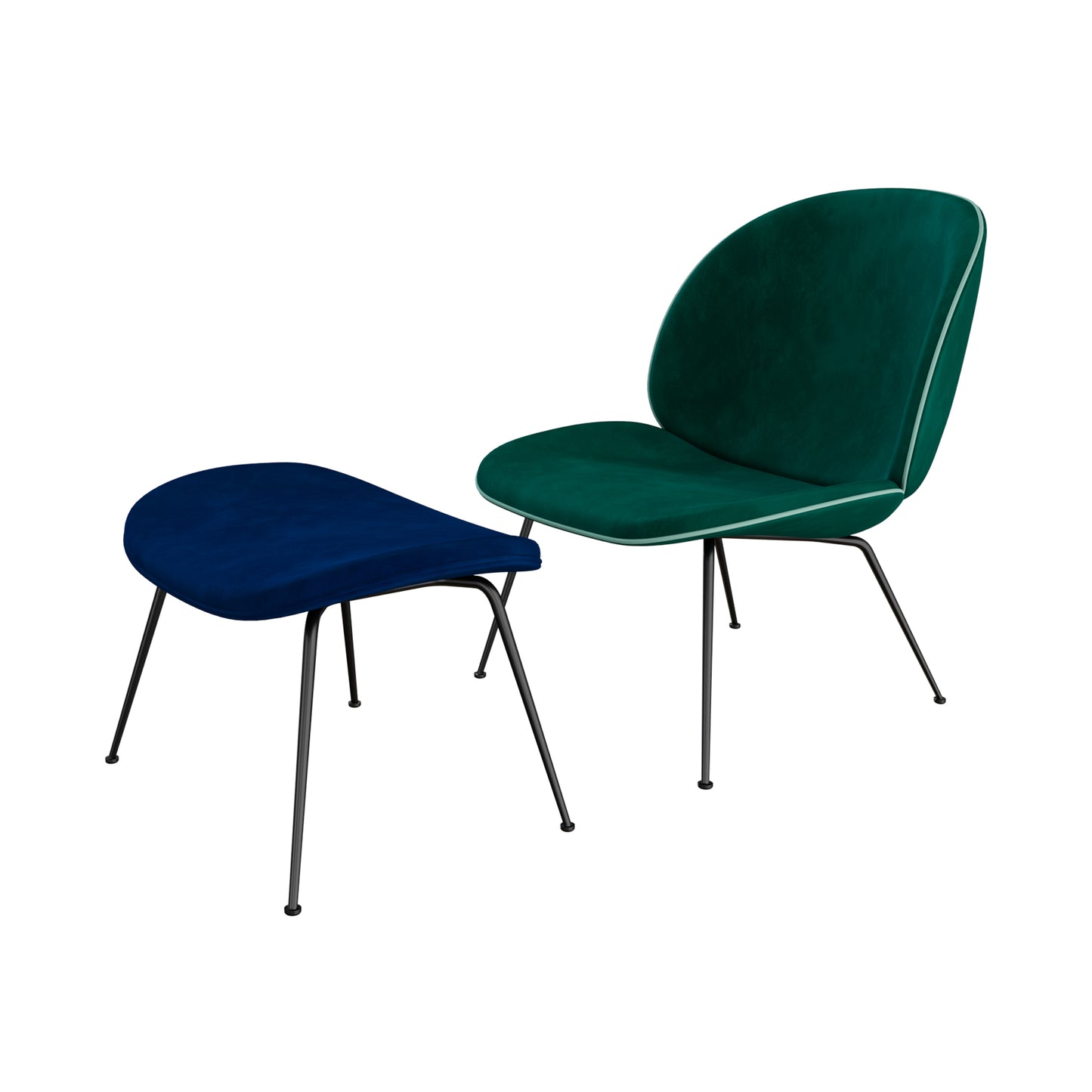 Beetle Chairs Collection By Gubi 3D Model