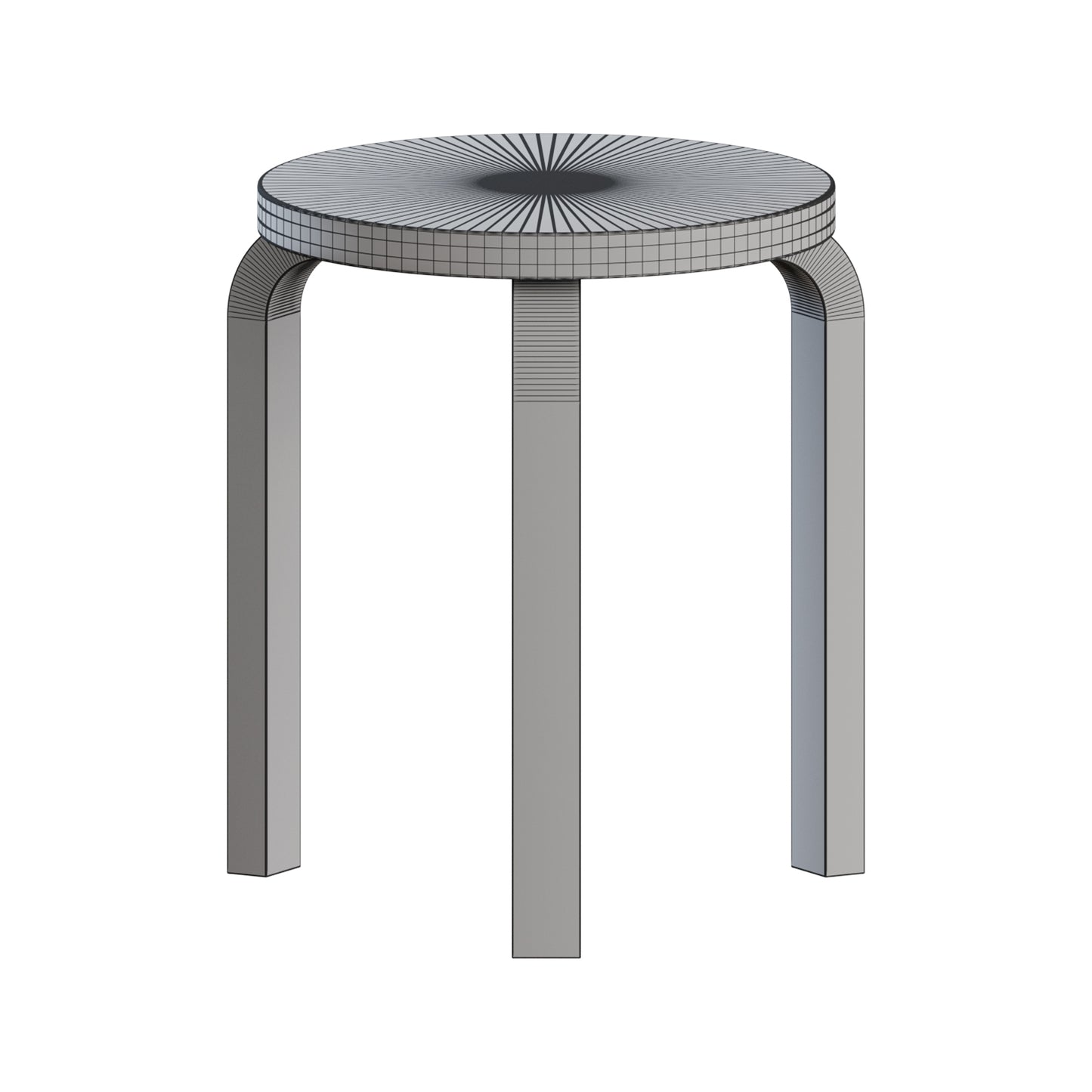 Stool 60 By Artek 3D Model