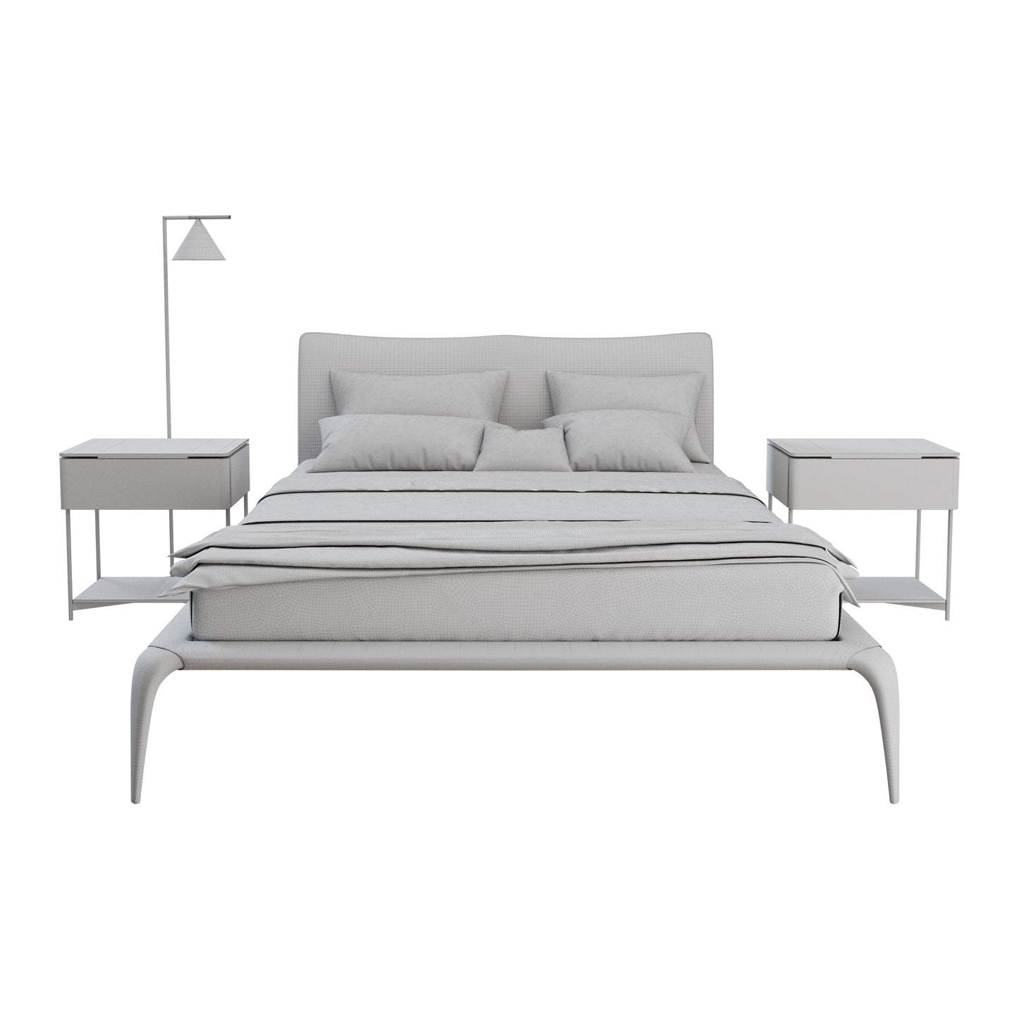 Margareth Bed By MisuraEmme 3D Model