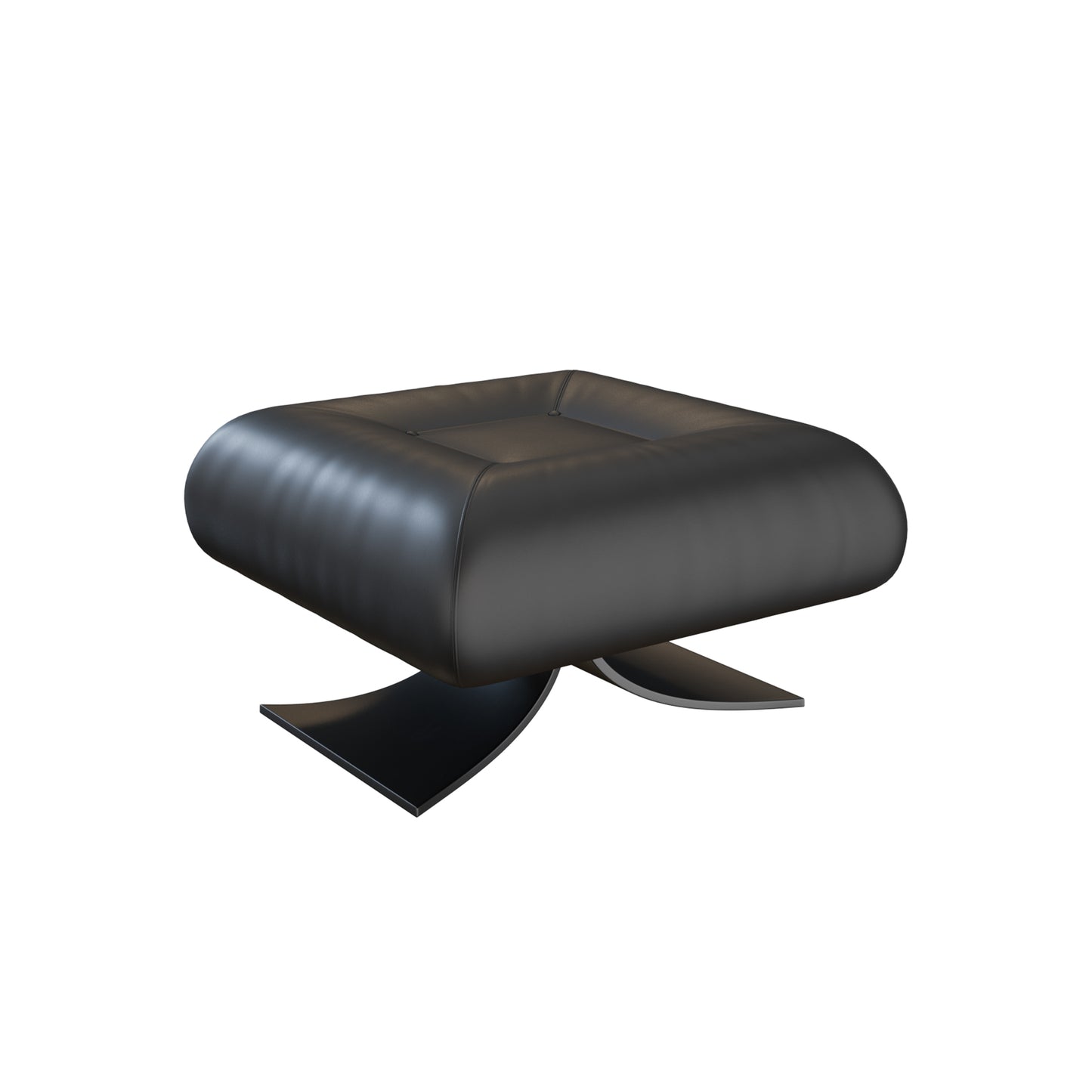 Alta Lounge Chair & Ottoman By Oscar Niemeyer 3D Model