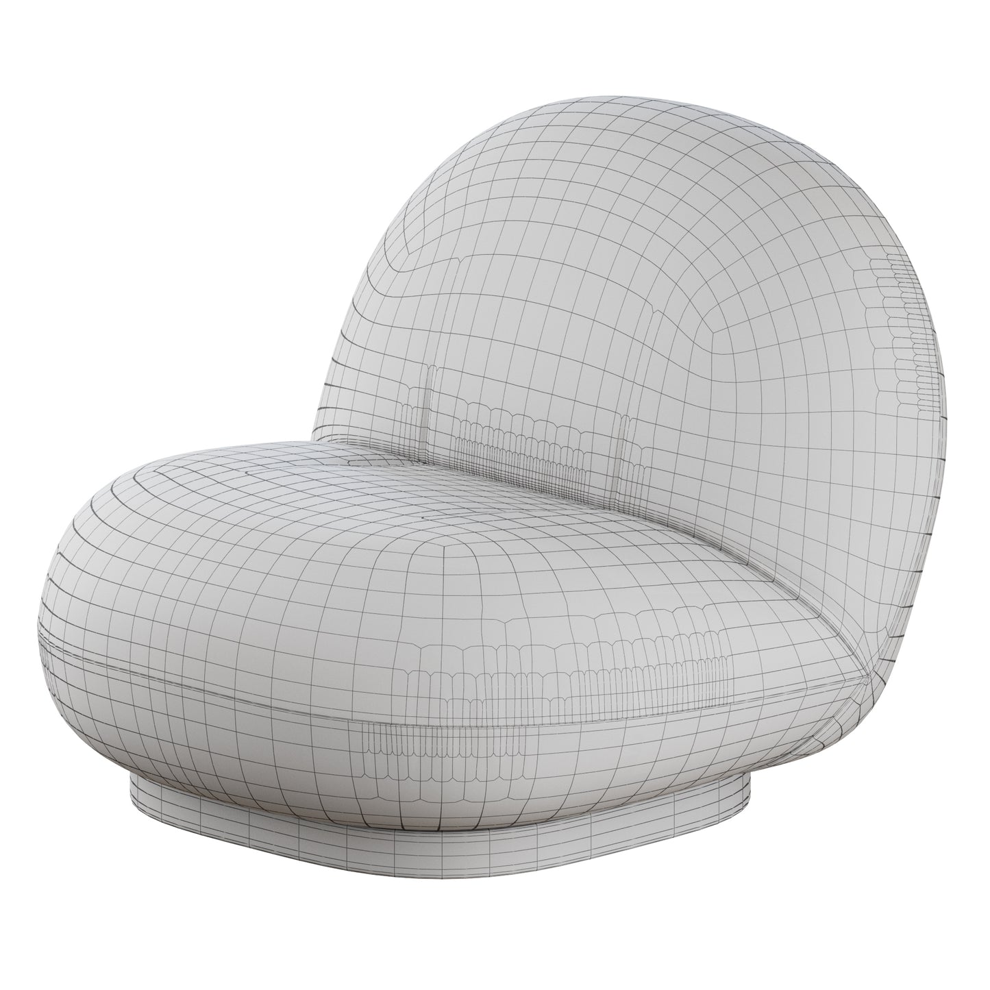 Pacha Lounge Chair By Gubi 3D Model