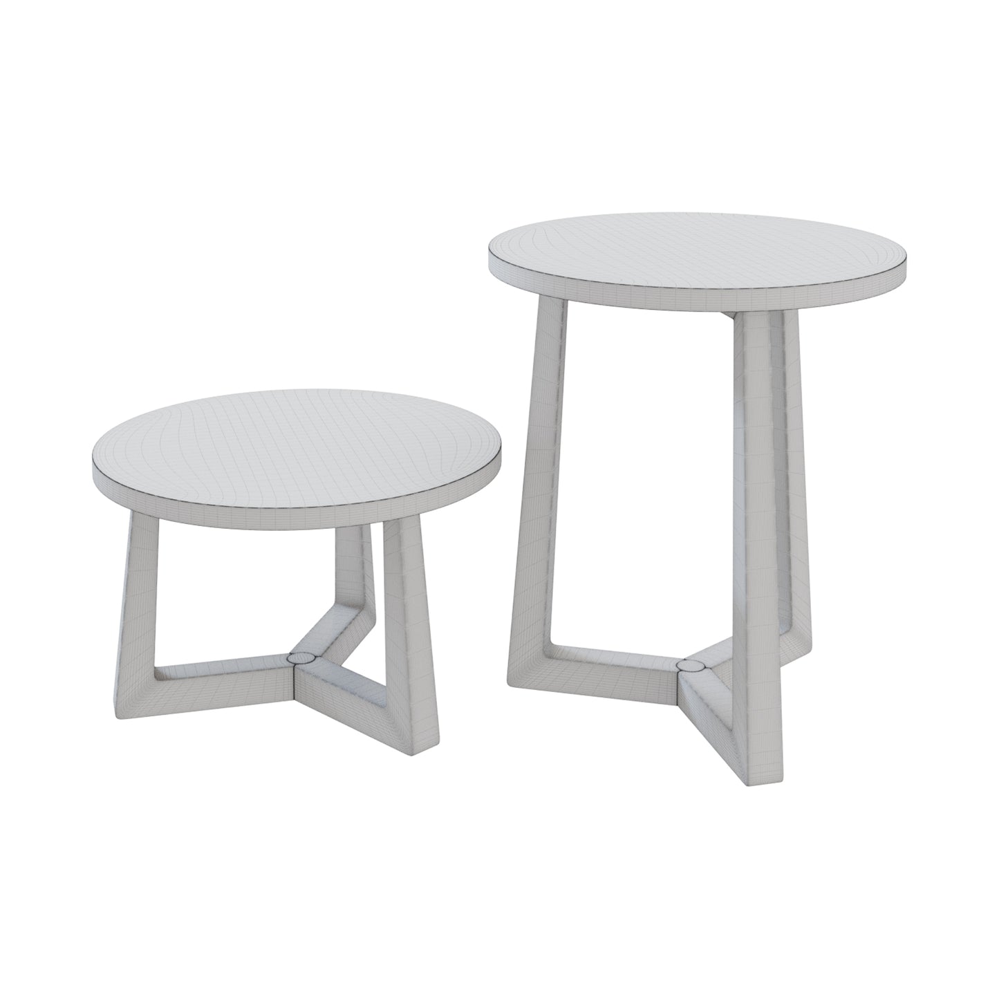 Jiff Side Tables By Flexform 3D Model