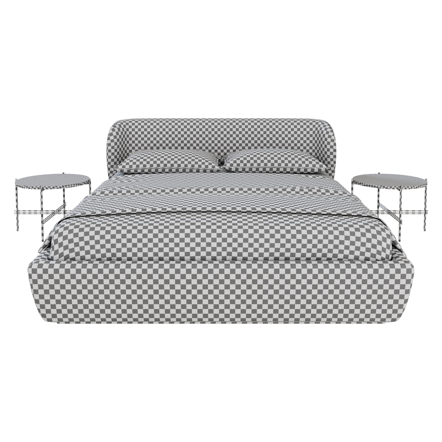 Stay Bed + TS Coffee Table By Gubi 3D Model