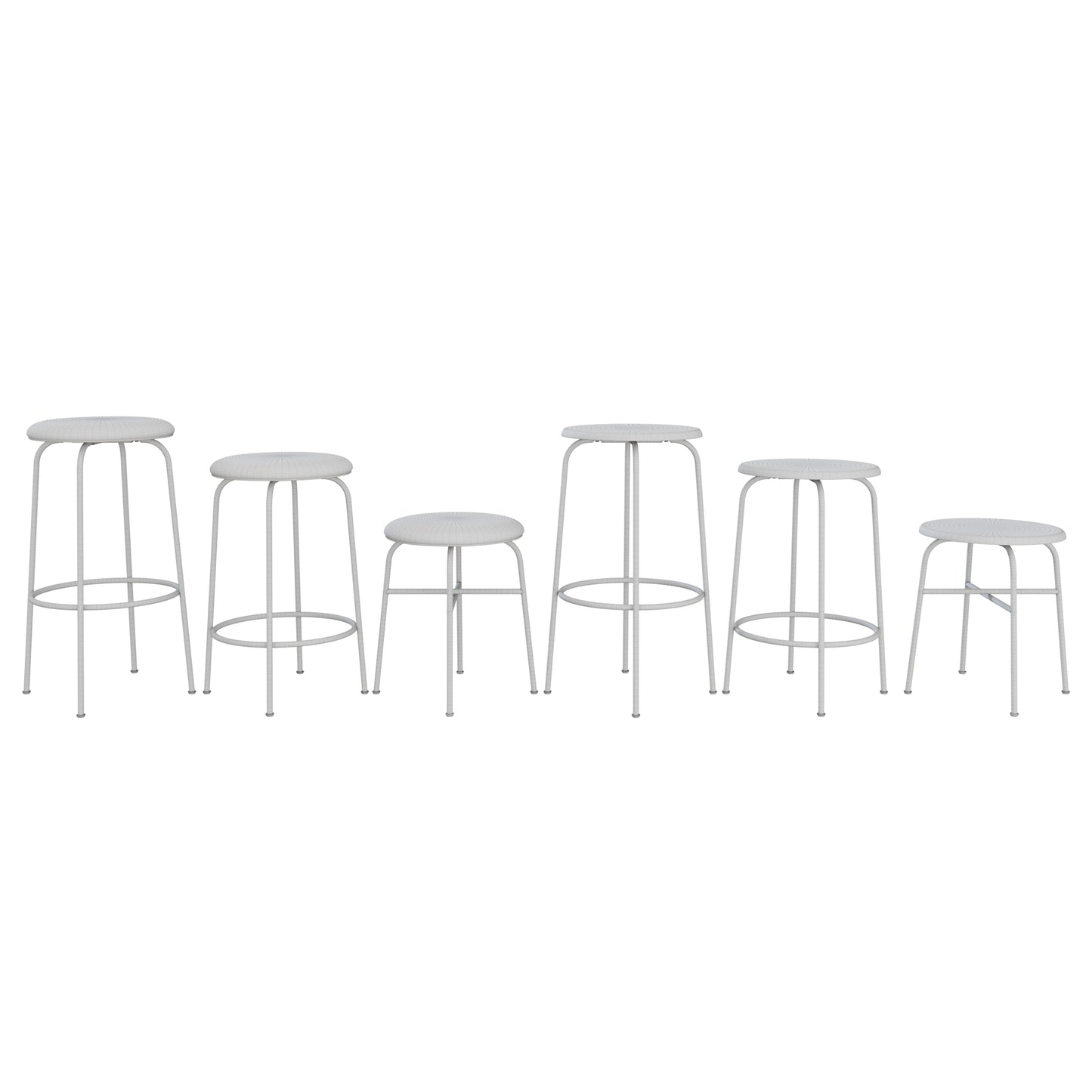 Afteroom Stools By MenuSpace 3D Model