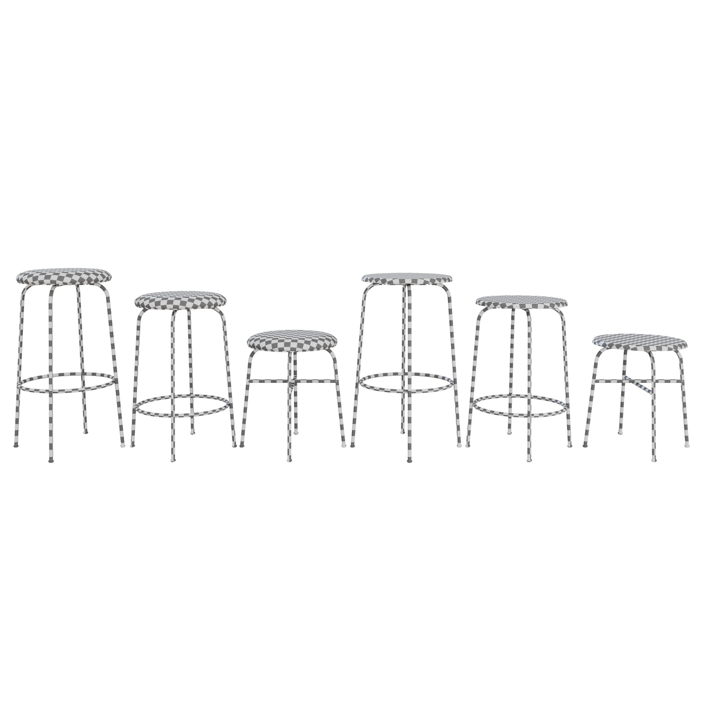 Afteroom Stools By MenuSpace 3D Model