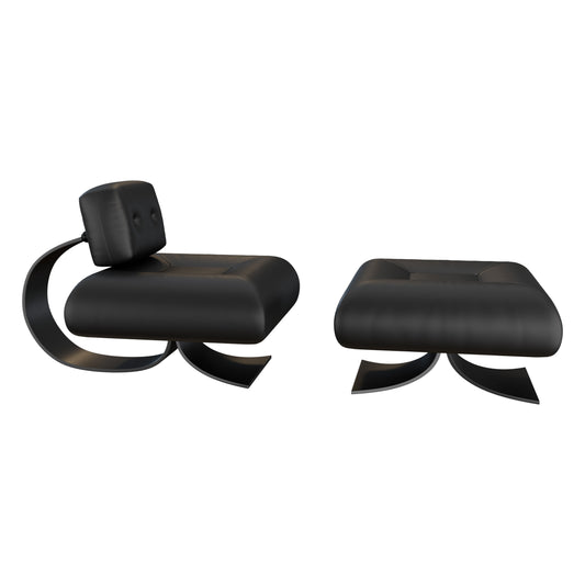 Alta Lounge Chair & Ottoman By Oscar Niemeyer 3D model on Add Model