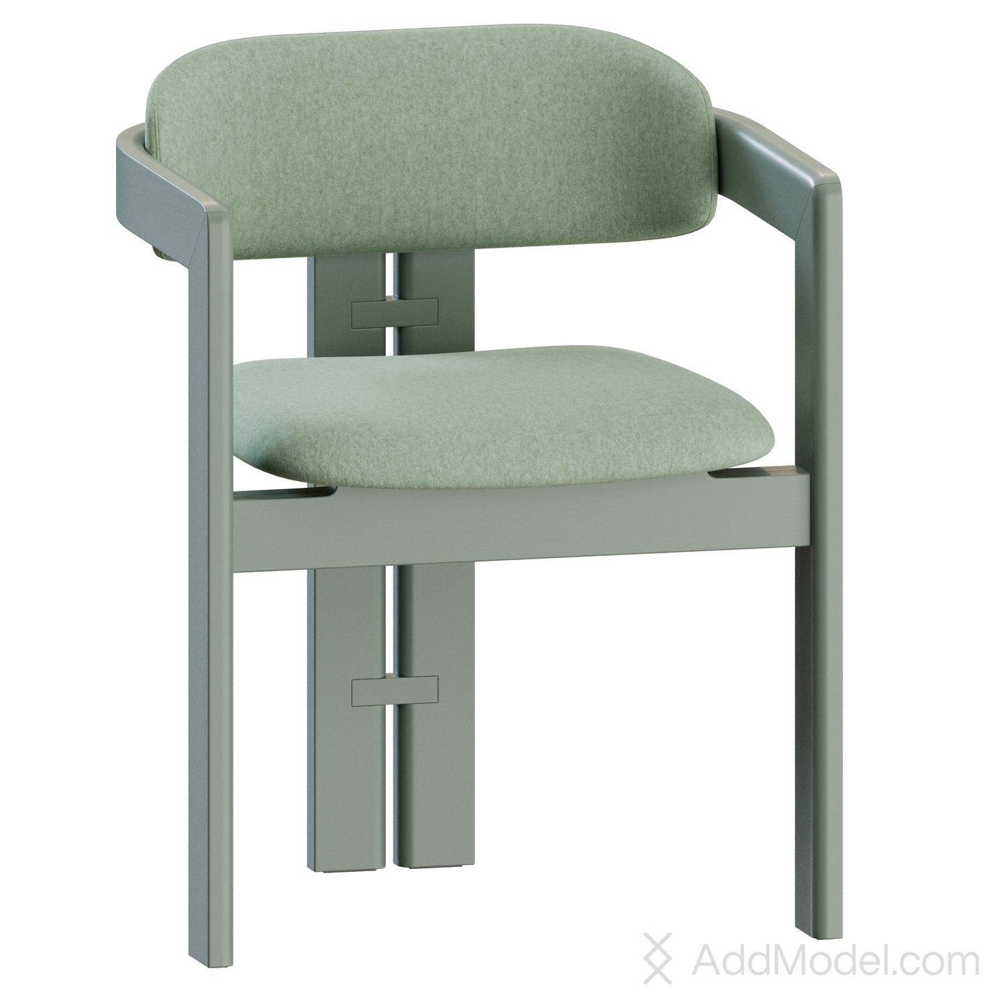 0414 Dining Chair 3D model by Gallotti & Radice on Add Model