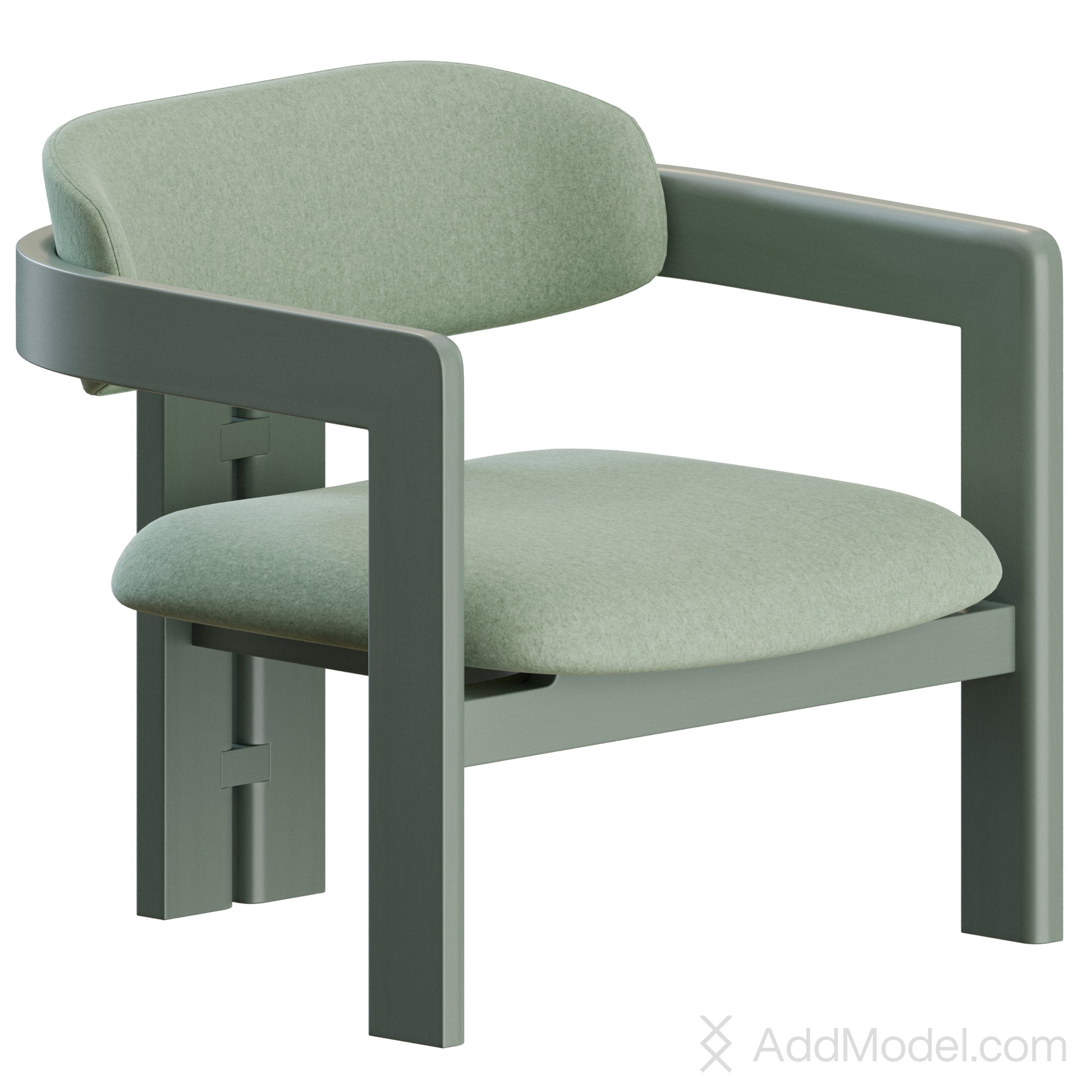 0417 Armchair 3D model by Gallotti & Radice on Add Model