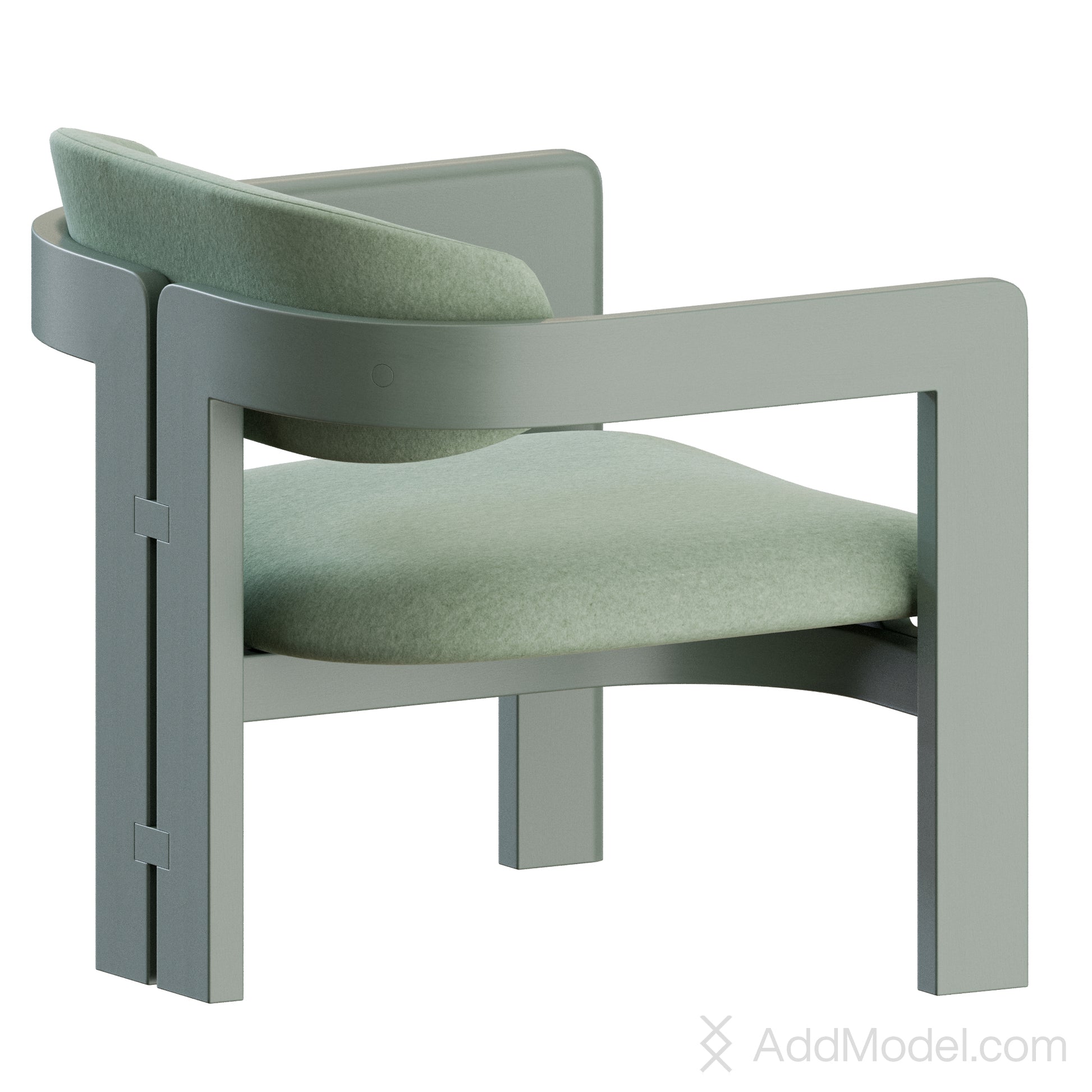 0417 Armchair 3D model by Gallotti & Radice on Add Model