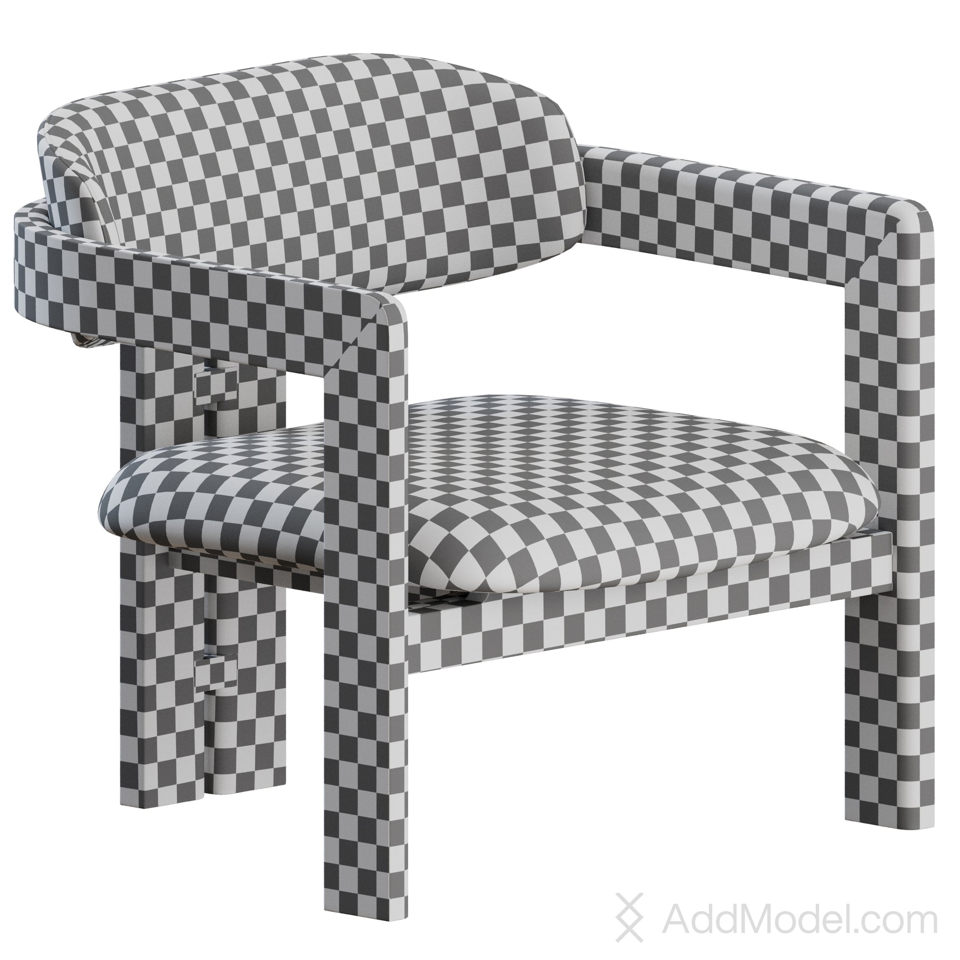 0417 Armchair 3D model by Gallotti & Radice on Add Model