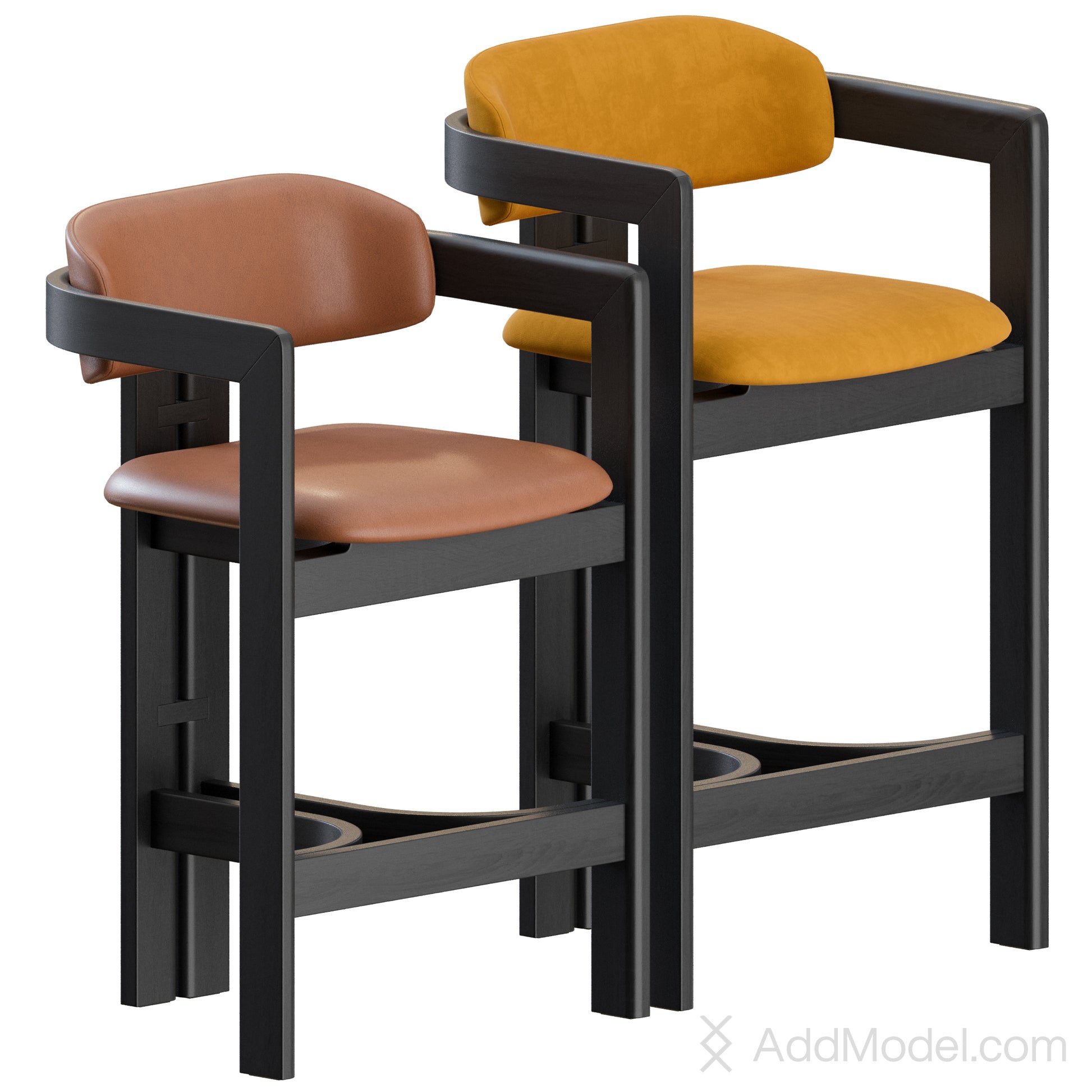 0419 Stool & Counter 3D model by Gallotti & Radice on Add Model