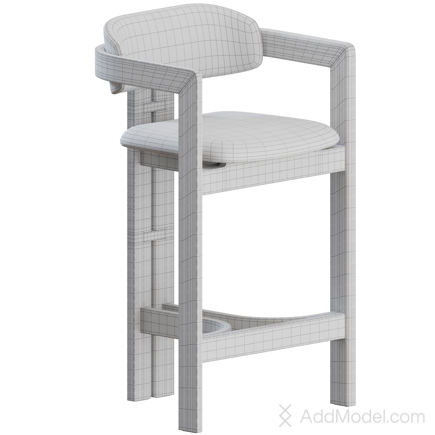 0419 Stool & Counter 3D model by Gallotti & Radice on Add Model