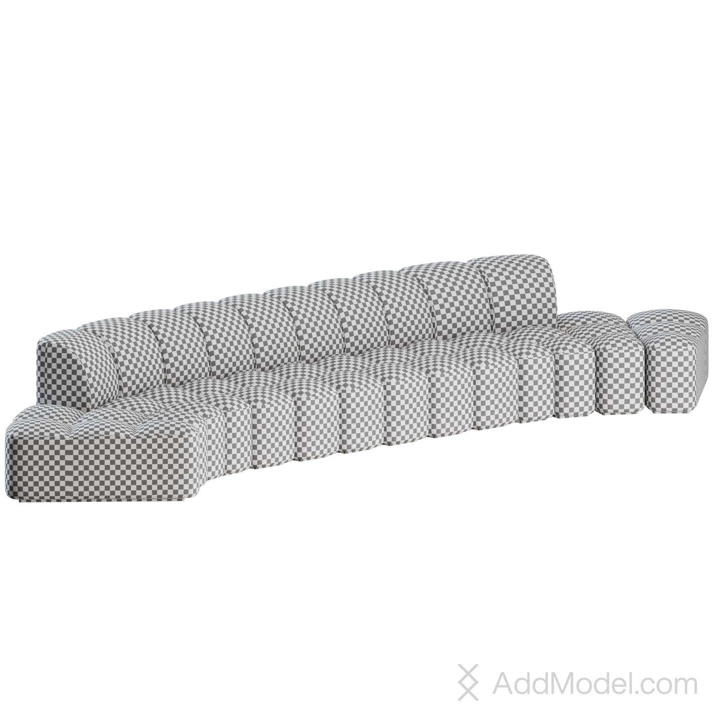 Array Modular Sofa By MDF Italia 3D Model