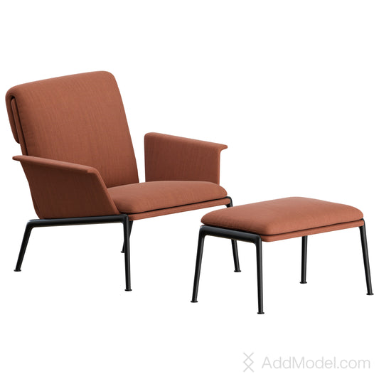 Muno Armchair By &Tradition 3D Model