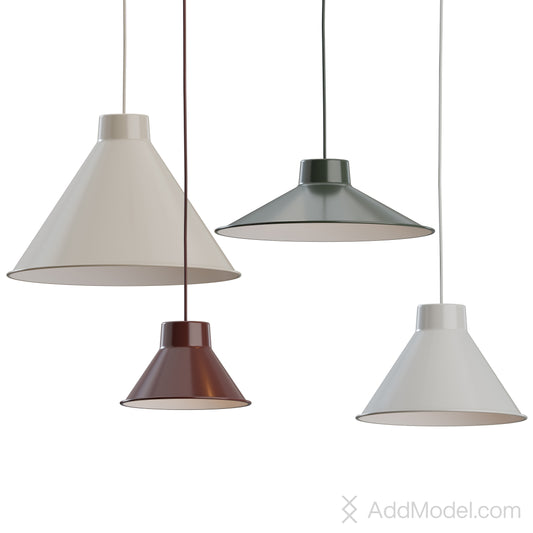 Top Pendant Lamps By Muuto 3D Model