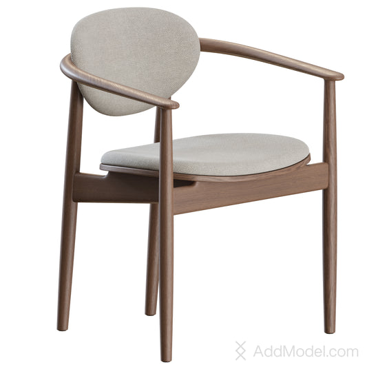 A-DC04 Dining Chair By Karimoku Case 3D Model