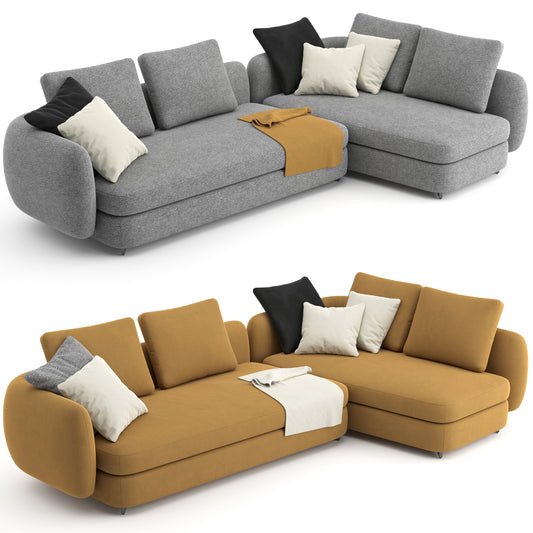 Saint Germain Sofa 04 By Poliform 3D Model