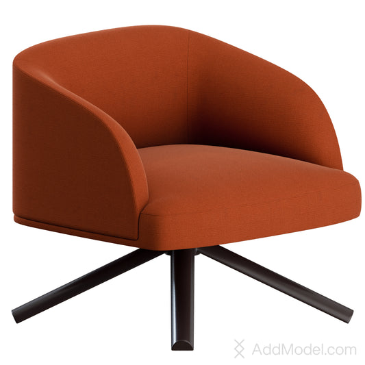 Timo Trestle Easy Chair La Cividina 3D Model