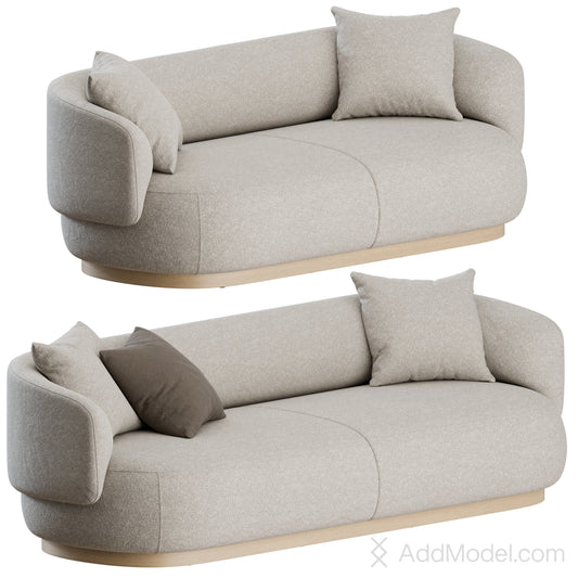 A-S02 Sofa By Karimoku Case 3D Model